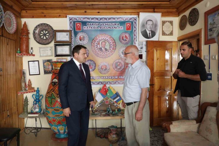 Vali Işın, Sarı Konak Kültür ve Sanat Evi’ni ziyaret etti