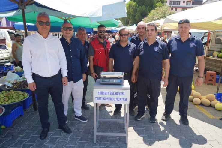 Altınoluk Salı Pazarı’nda denetimler sıklaştırıldı