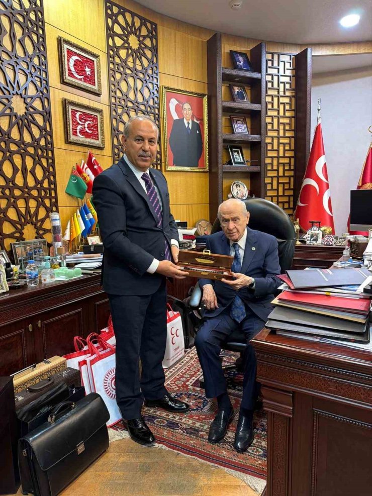 MHP İl başkanı Mehmet Sait Kılıç’tan, Bahçeli’ye ziyaret