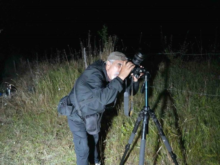 Kastamonu’da gökyüzü meraklıları Perseid meteor yağmurunu izledi