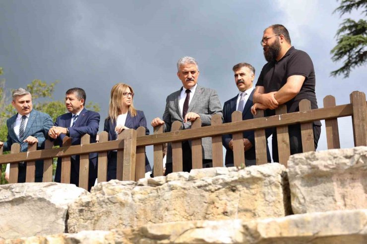 Konuralp Antik Kenti’nde tarihi miras için çalışmalar sürüyor
