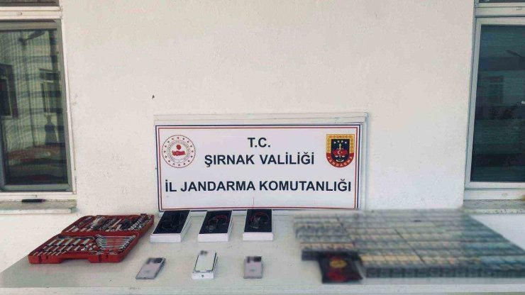 Şırnak’ta kaçakçılık operasyonu: 26 milyon liralık kaçak malzeme ele geçirildi
