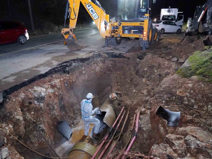 MUSKİ’den Bodrum su isale hattındaki patlama hakkında açıklama