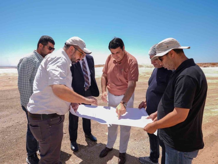 Yılmaz Adrena park’ta çalışmaları inceledi