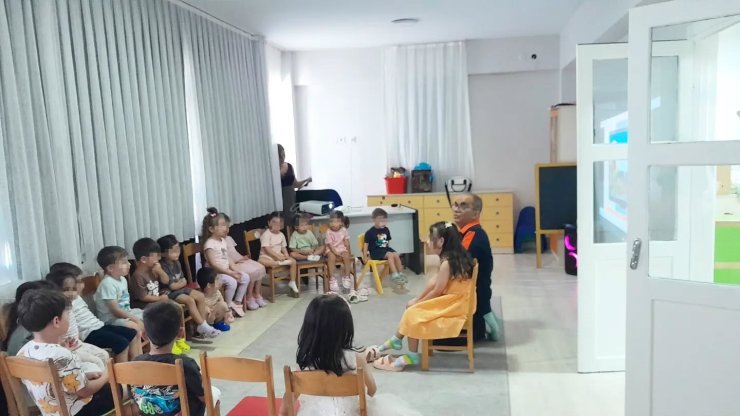 Aydın’da miniklere afet ve yangın farkındalık eğitimi verildi