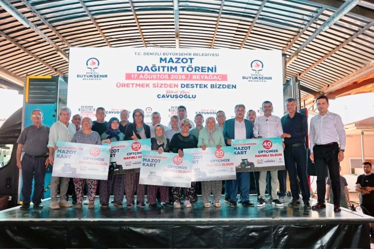 Mazot Kart dağıtımı Beyağaç’tan başladı
