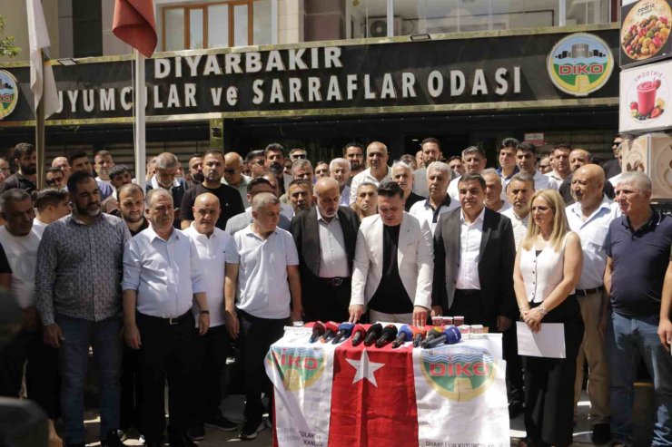 Diyarbakır’da iş dünyası temsilcilerinden kurşunlama olayına tepki