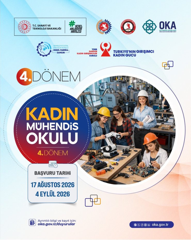 OKA Kadın Mühendis Okulu Programı’nın 4. dönem başvuruları başladı