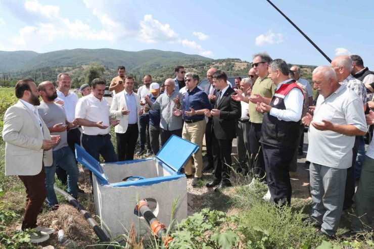 Esençay’da 305 hektarlık arazi suya kavuştu
