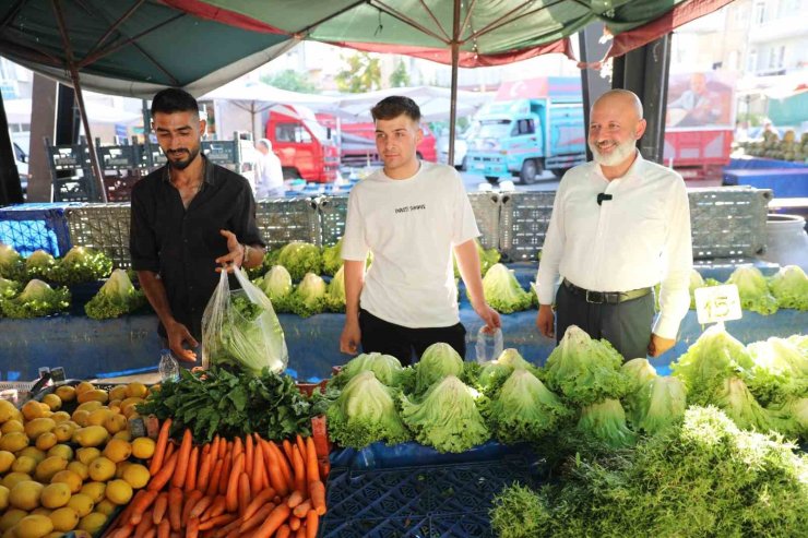 Kocasinan Zabıtasından pazarlarda sıkı denetim