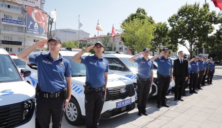 Kütahya Emniyet Teşkilatına 37 yeni hizmet aracı