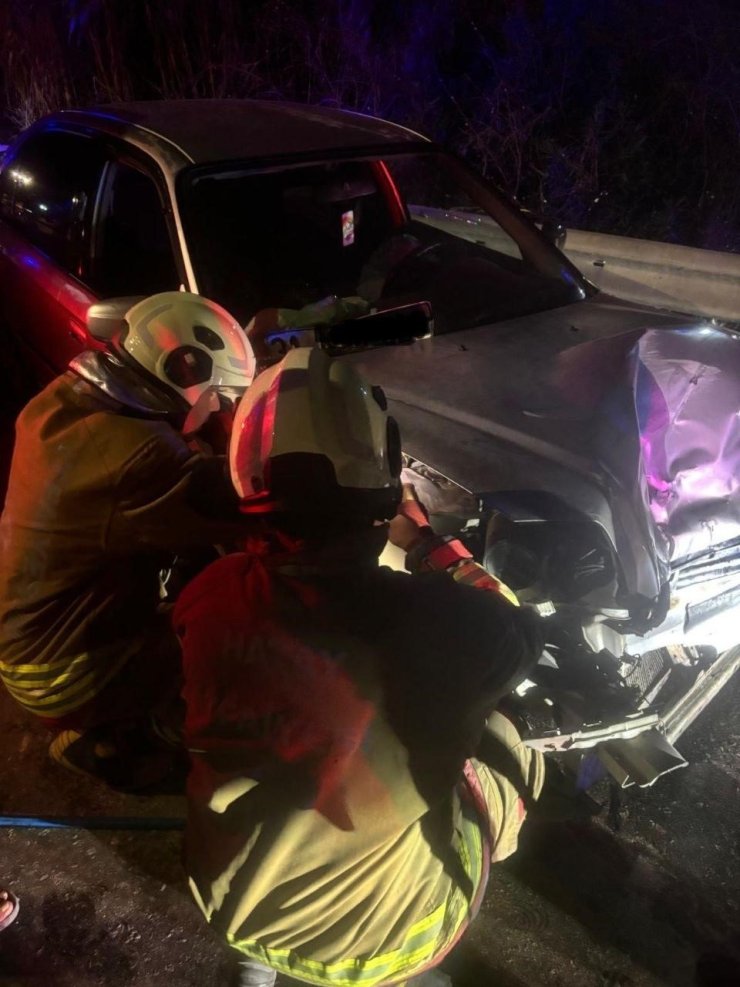 Arsuz’da trafik kazası: 2 yaralı