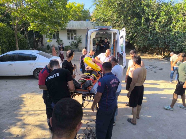 Mardin’de kayalıklardan düşen bir kişi yaralandı
