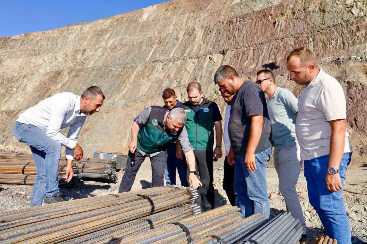DSİ Bölge Müdürü Yavuz, Erzincan Ballı Barajı ve Sulama Şantiyesini inceledi