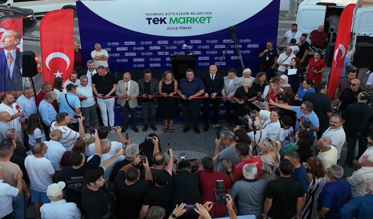 Belediyenin market projesinin 8’inci şubesi Marmaraereğlisi’nde açıldı