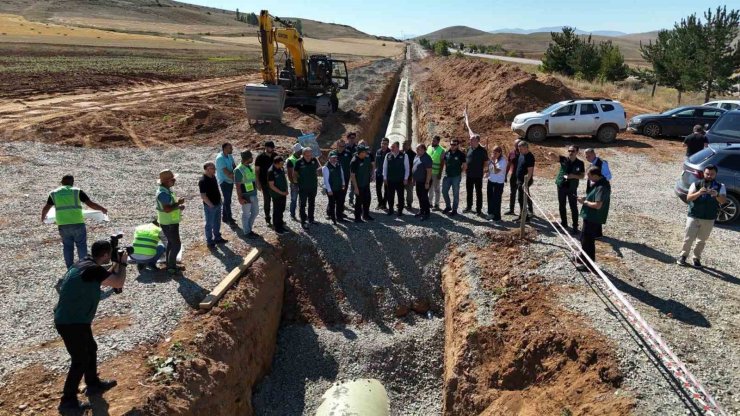 Bayburt Kırklartepe Barajı sulama inşaatında inceleme