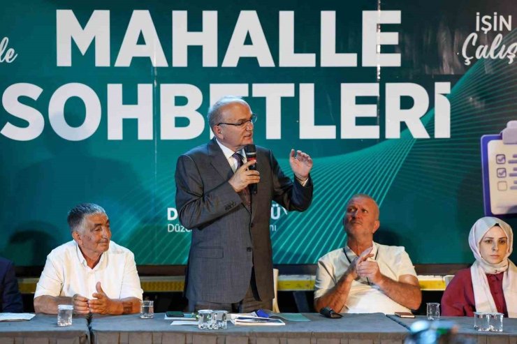 Başkan Özlü "Seçimde değil her zaman vatandaşlayız"