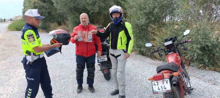 Kütahya’da motosiklet ve motorlu bisiklet sürücülerine yönelik özel denetim