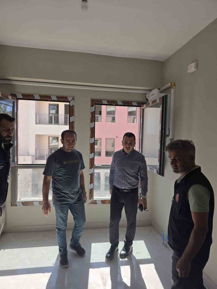 Kaymakam Algın, rezerv alanındaki çalışmaları inceledi