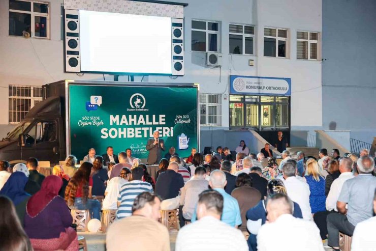 Başkan Faruk Özlü "Köklerimizi unutmadan geleceği inşa ediyoruz"