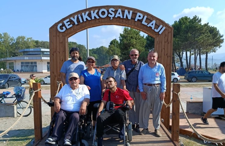 Bafra’da görme engellilerden geleneksel piknik buluşması