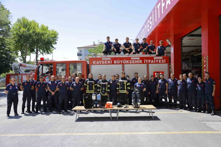 Kayseri İtfaiyesi’nin teknolojik ve teknik kapasitesi güçleniyor