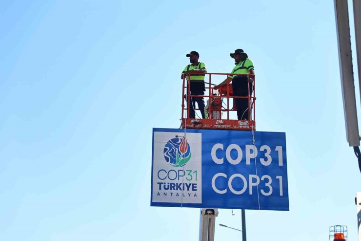 Antalya’nın yolları COP31 İklim Zirvesi’ne hazırlanıyor