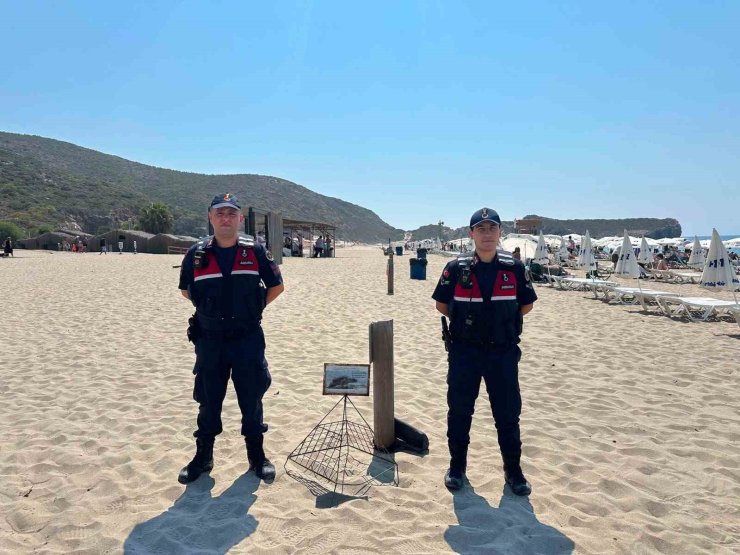 Kaş’ta Caretta Caretta yuvalama alanları jandarma korumasında