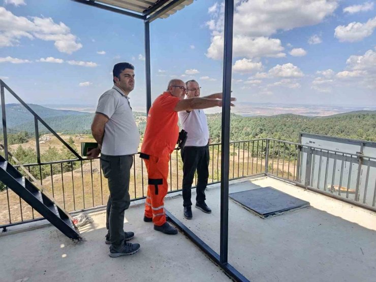 Kütahya’da orman yangınlarına karşı saha denetimleri sürüyor