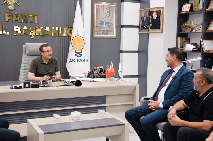 MTSO Başkan Adayı Boyraz’dan AK Parti İl Başkanı Bakan’a ziyaret
