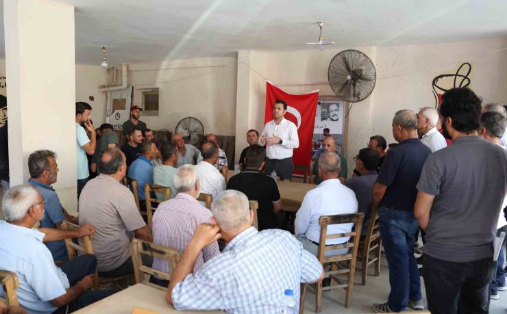 Beşikçi, Adanalıoğlu’nda muhtar ve vatandaşların taleplerini dinledi