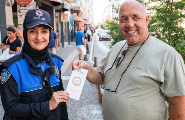 Sinop’ta polis, vatandaşları bilgilendirdi