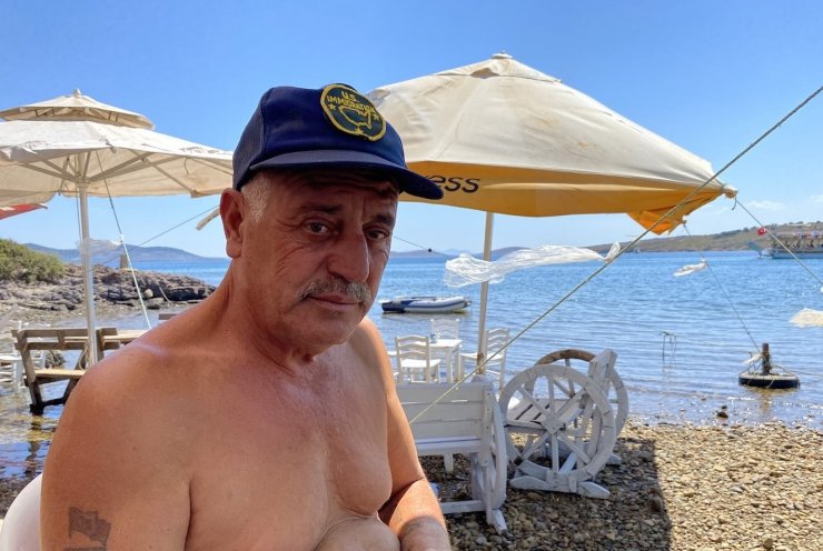 Ayvalık’ta can pazarı...Akıntıya kapılan tatilci şişme botla kurtarıldı