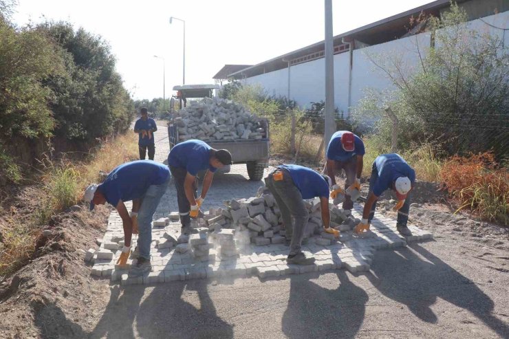 Bozdoğan Belediyesi üstyapı çalışmalarına devam ediyor