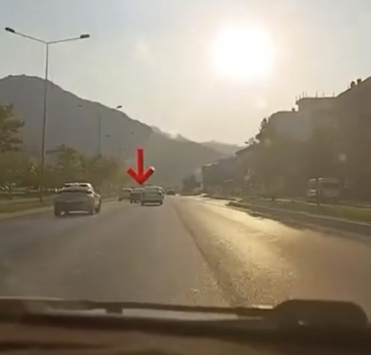 Denizli’de makas atan sürücüye 90 bin TL ceza