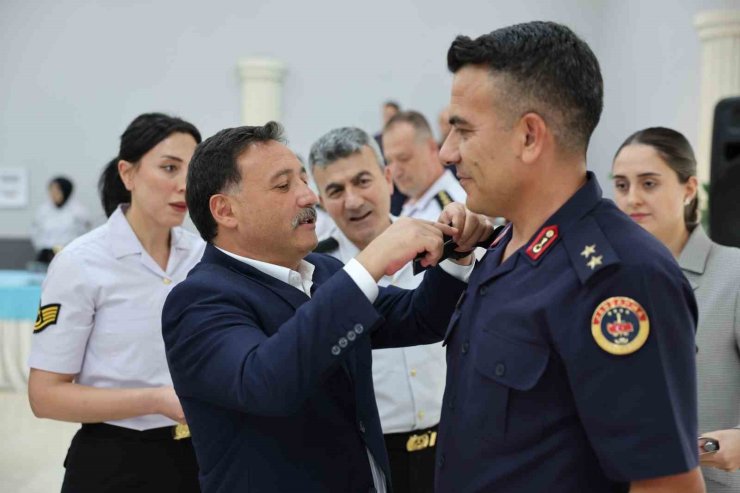 Vali Çiçek, Rütbe Terfi Töreni’ne katıldı