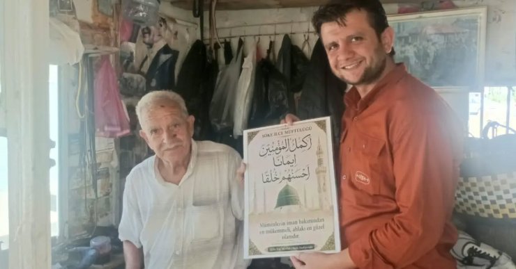 Söke’de esnafa Mevlid-i Nebi Haftası ziyareti