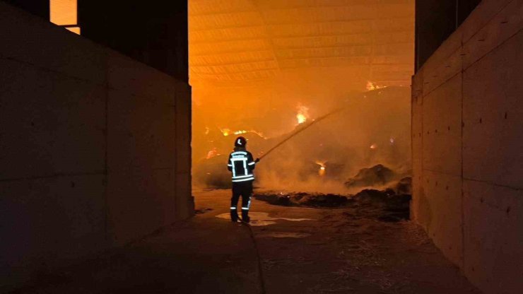 Burdur’da çiftlik yangını