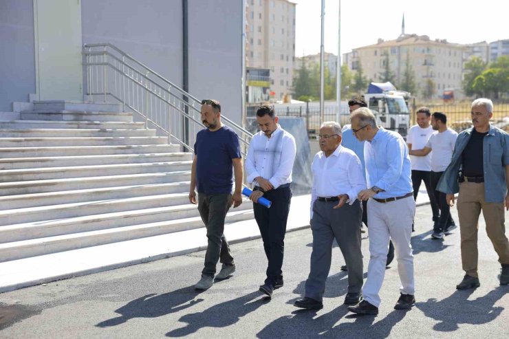 Başkan Büyükkılıç’tan 85 milyon TL’lik yatırım maliyetli eğitim yuvasında inceleme