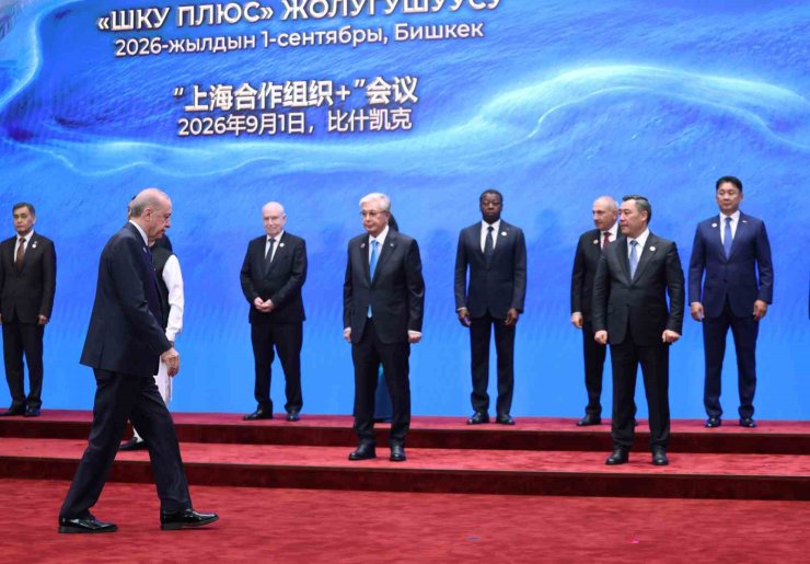 Cumhurbaşkanı Erdoğan, ŞİÖ+ Zirvesi’nde aile fotoğrafına katıldı
