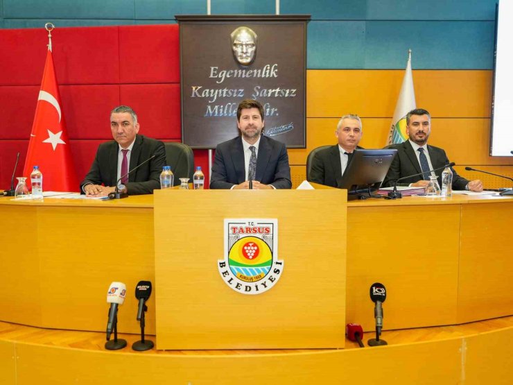 Tarsus Belediyesi Meclisinden üreticiye ve kente yönelik kararlar alındı