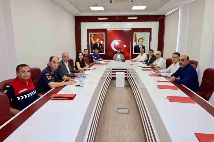 Kahta’da okul güvenliği toplantı gerçekleştirildi