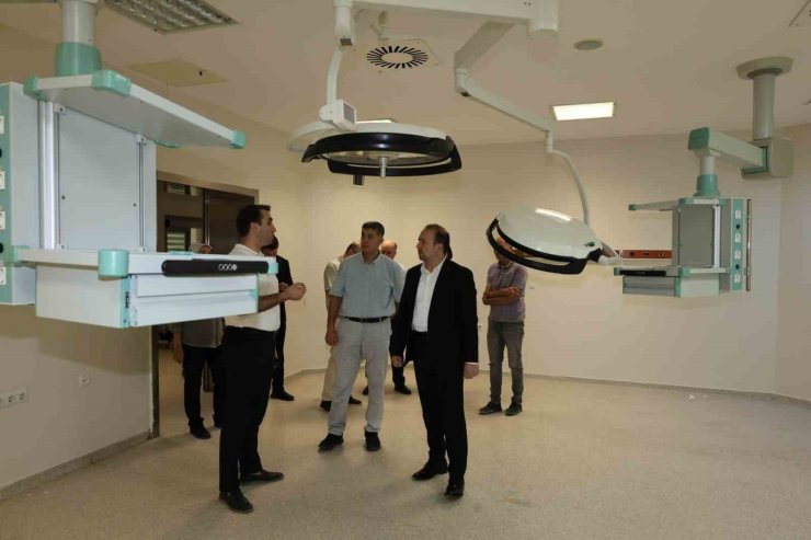 Aydın Atatürk Devlet Hastanesi’nin yeni hizmet binasında çalışmalar hız kazandı