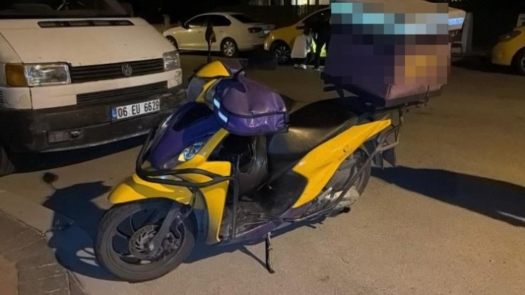 Bolu’da taksi ile moto kurye çarpıştı: 1 yaralı
