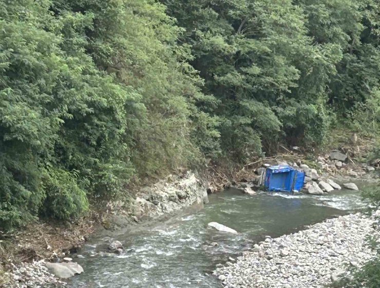 Ordu’da patpat dereye uçtu: 1 ölü, 1 yaralı