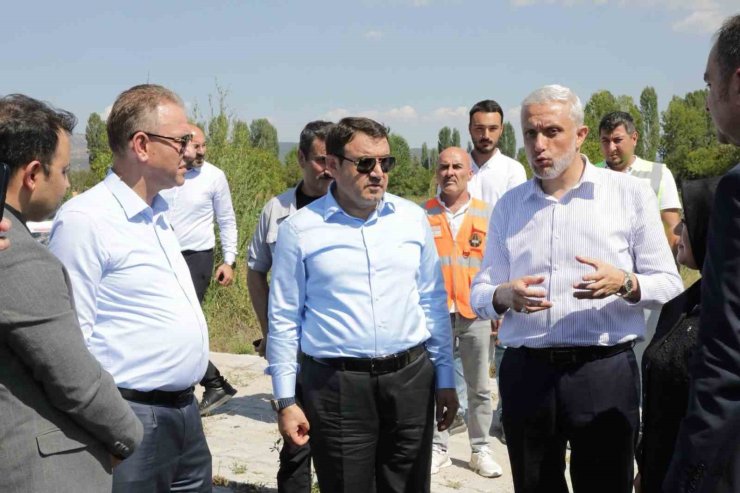Kütahya Valisi Işın, Emet-Simav yolundaki çalışmaları inceledi