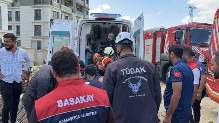 Başakşehir’de inşaat alanında göçük: 1 işçi hayatını kaybetti