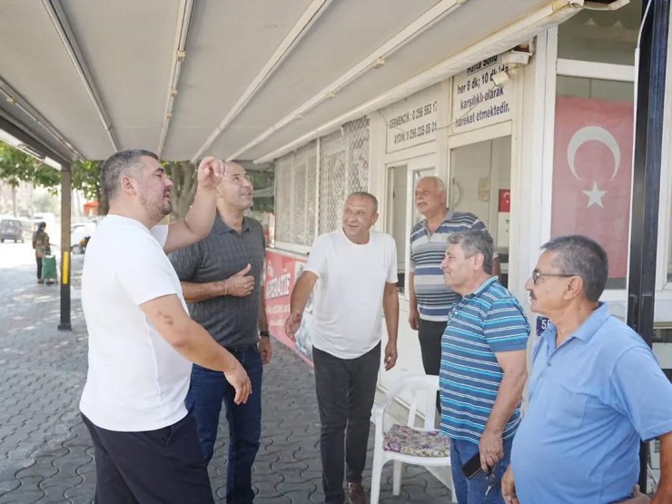 Germencik’te belediye çalışmaları sahada incelendi