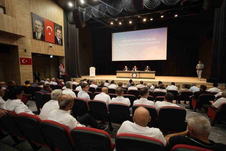 Niğde’de okul servis şoförleri ile istişare toplantısı
