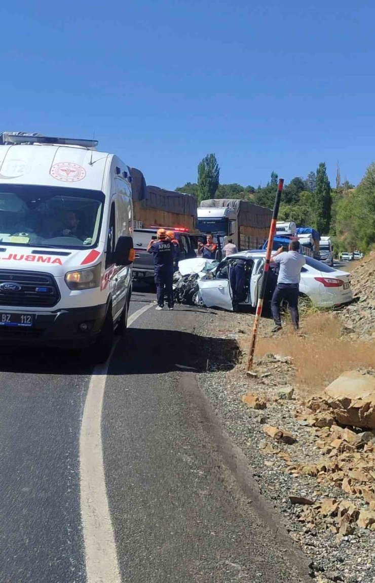 Elazığ’da trafik kazası: 1 yaralı